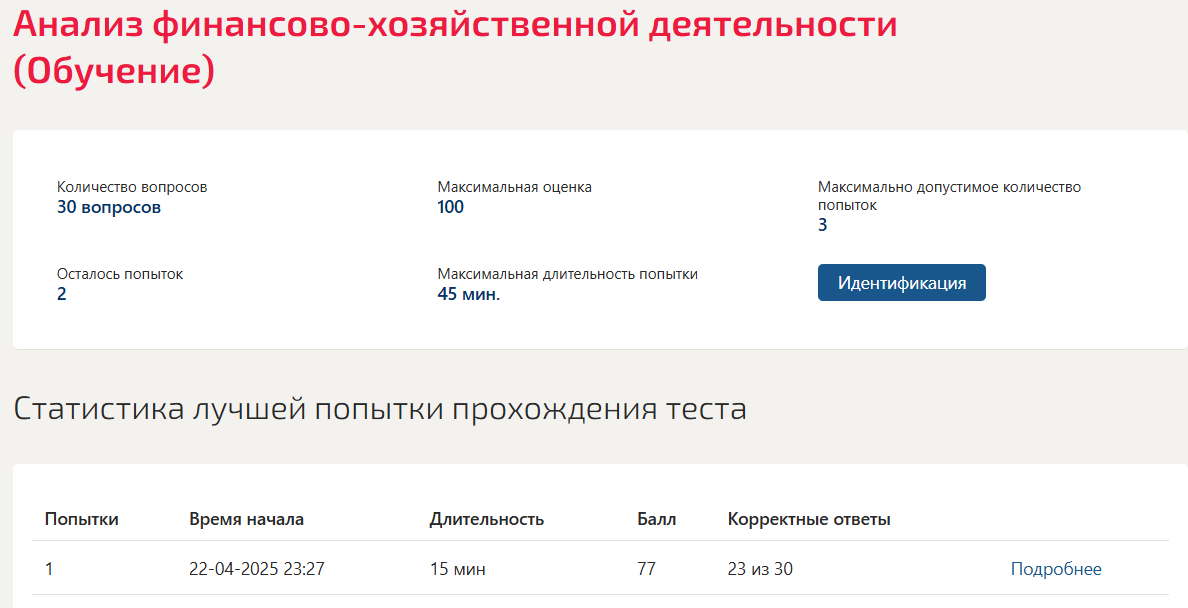 Анализ финансово-хозяйственной деятельности