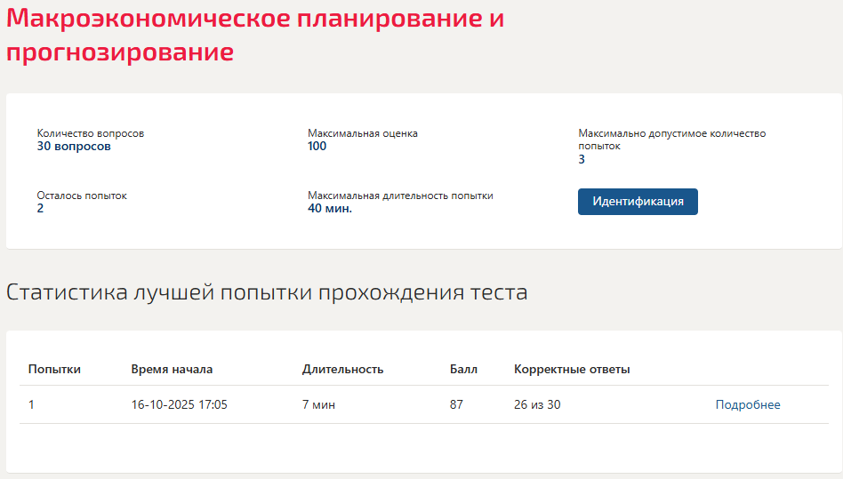 Макроэкономическое планирование и прогнозирование